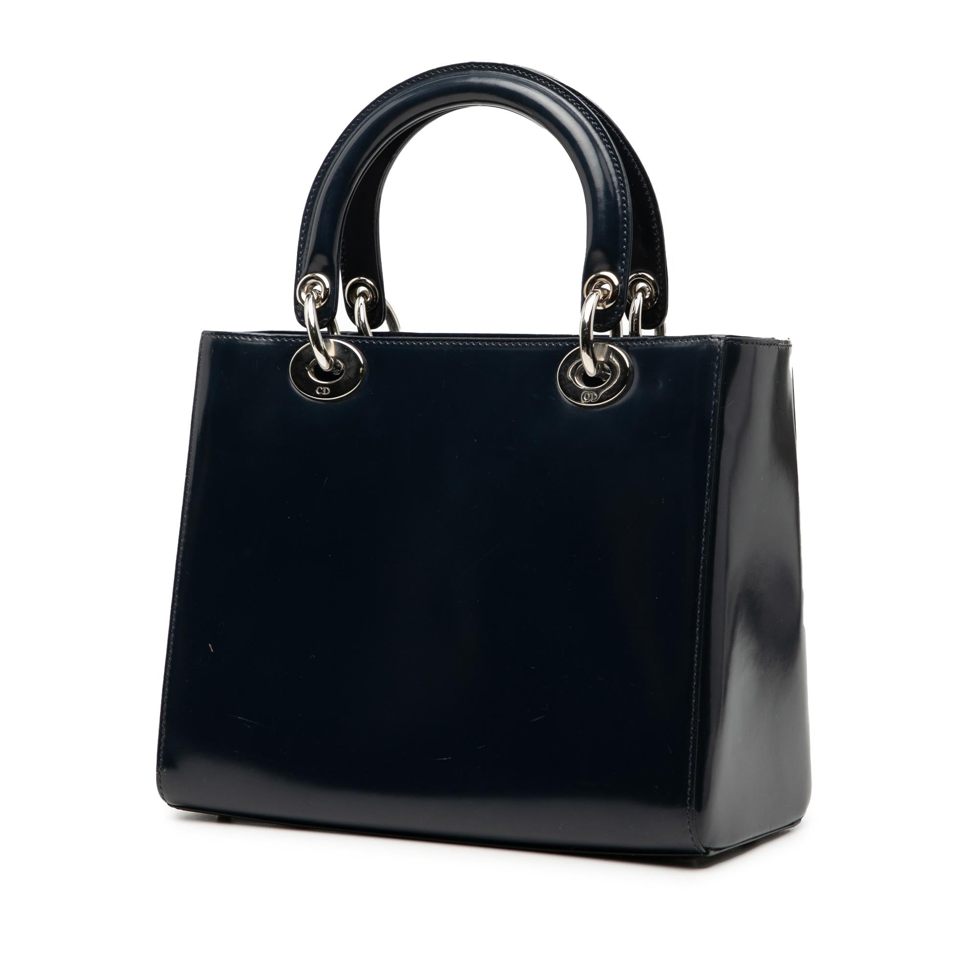 Dior Medium Glazed Calfskin Lady Dior