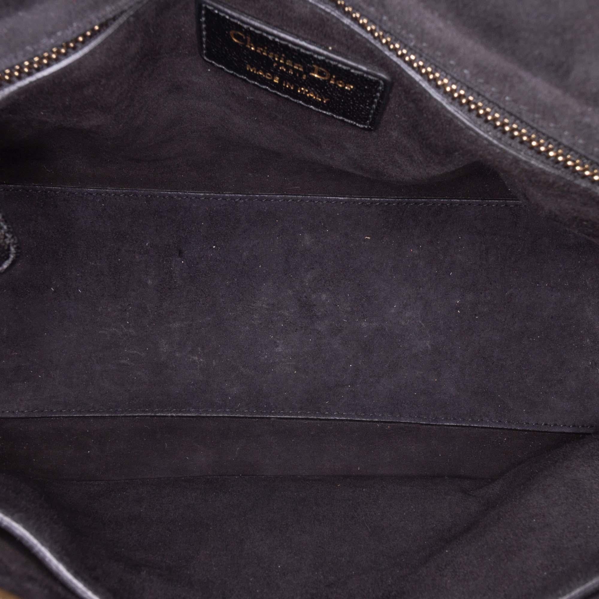 Dior Medium Grained Calfskin Cannage Supple Lady Dior