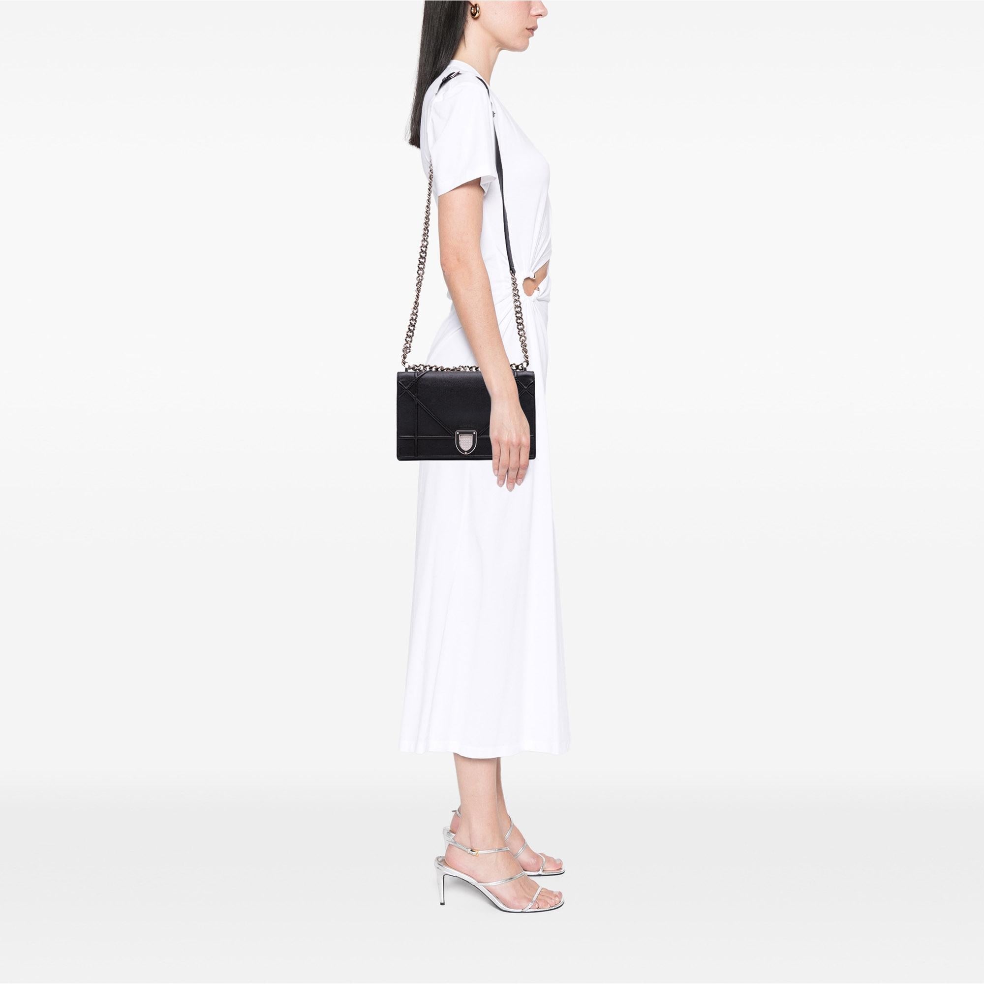 Dior Medium Grained Calfskin Diorama Flap