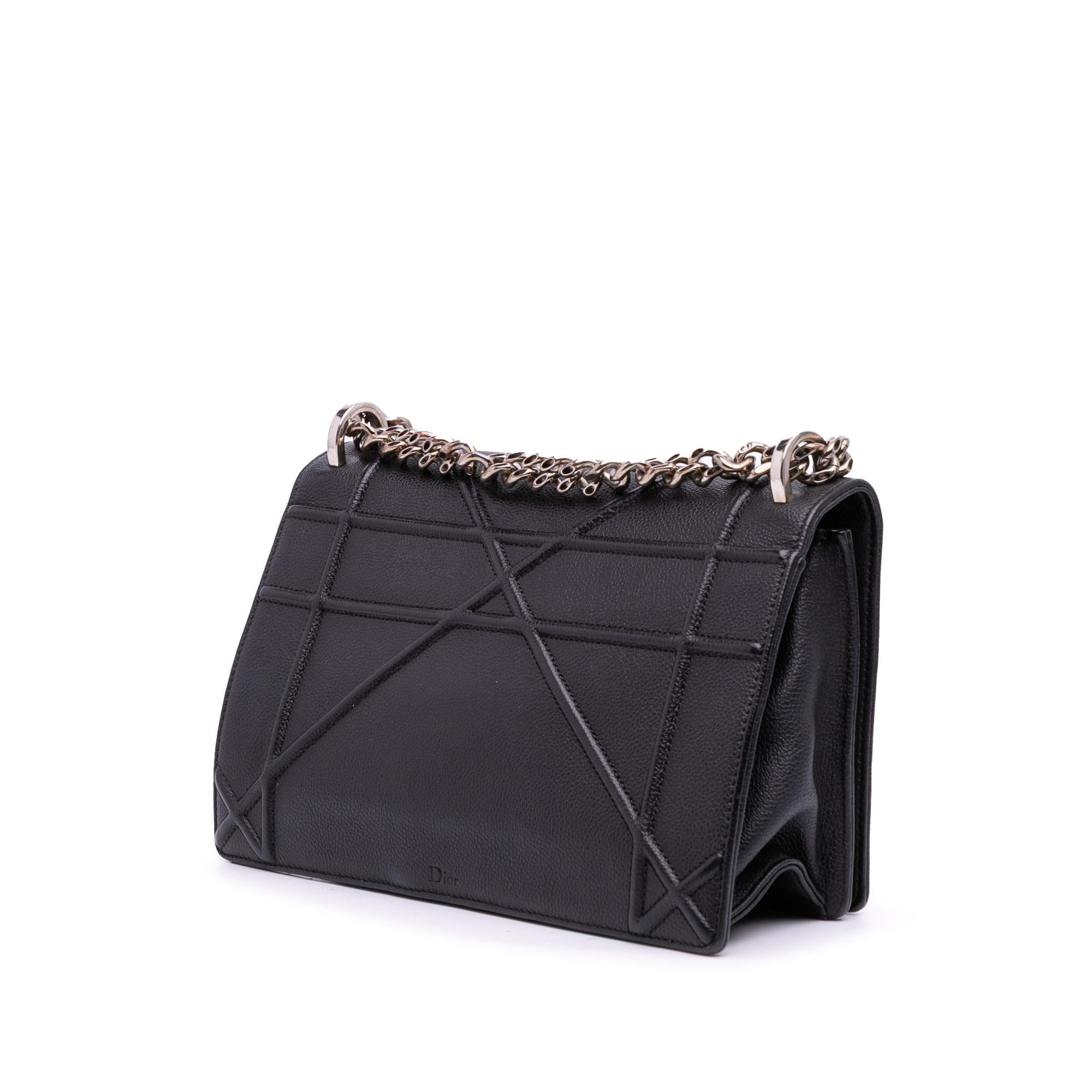 Dior Medium Grained Calfskin Diorama Flap