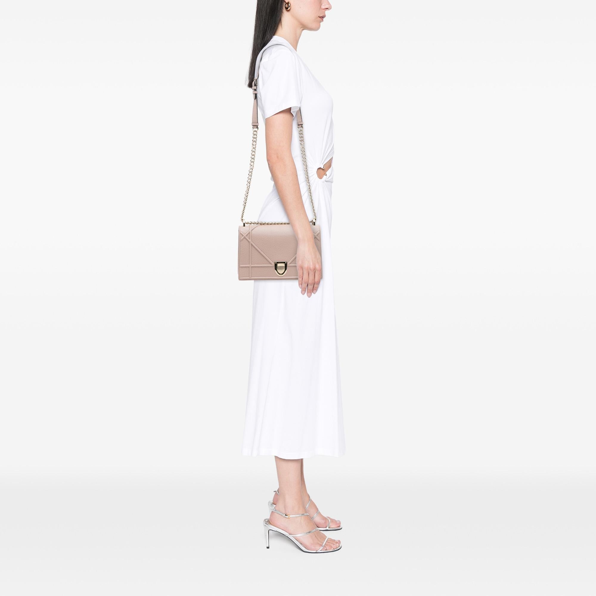 Dior Medium Grained Calfskin Diorama Flap