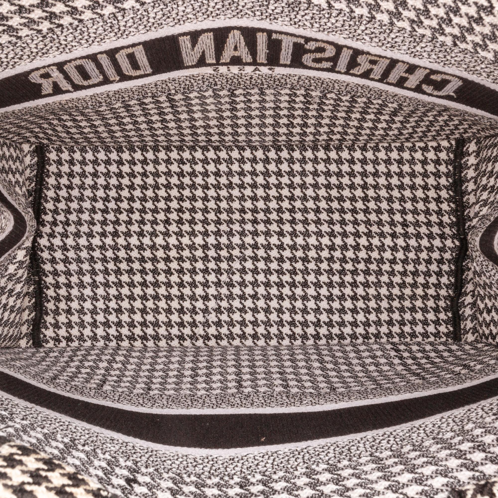 Dior Medium Houndstooth Book Tote