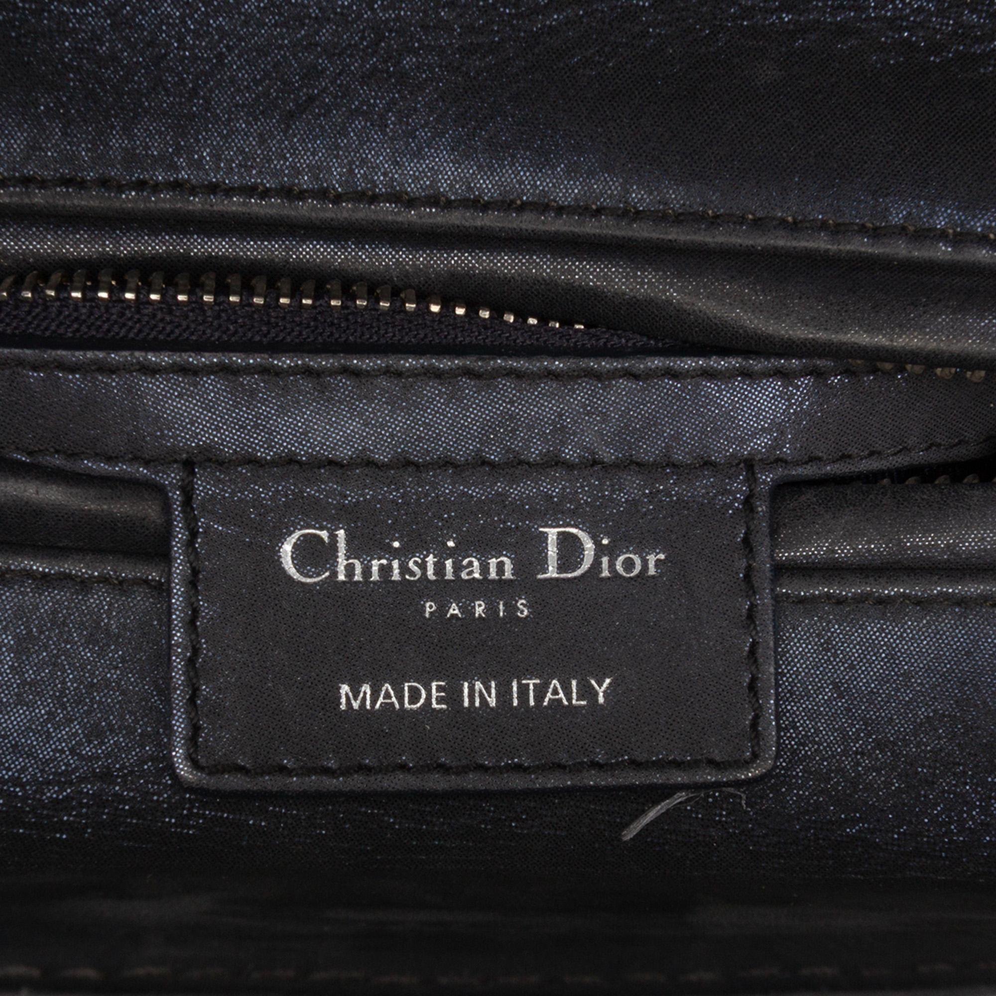 Dior Medium Iridescent Lambskin Cannage Lady Dior