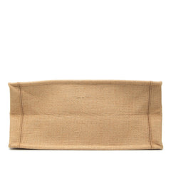 Dior Medium Jute Embroidered Book Tote