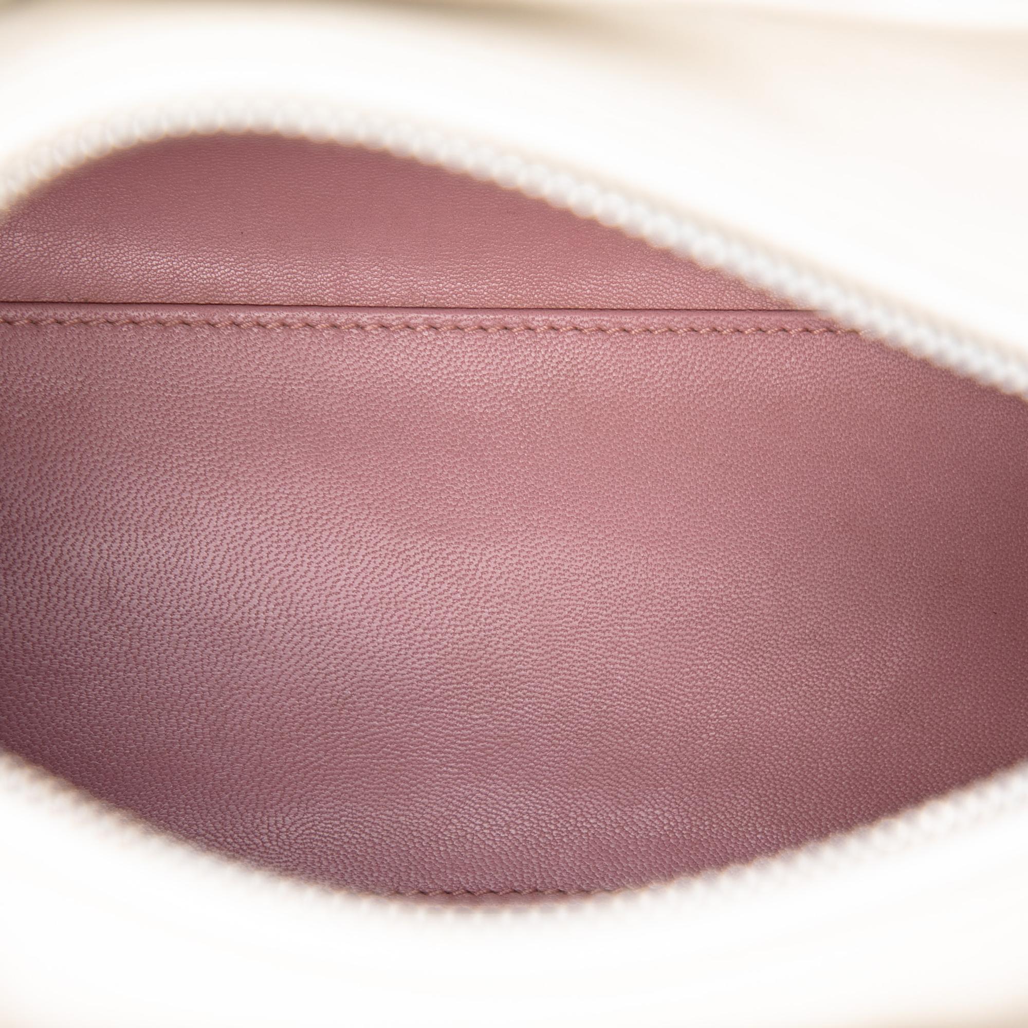 Dior Medium Lambskin And Tweed Lady Dior
