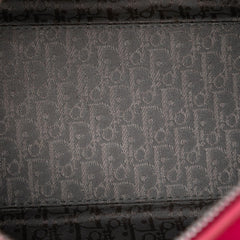 Dior Medium Lambskin Cannage Contrast Stitch Lady Dior