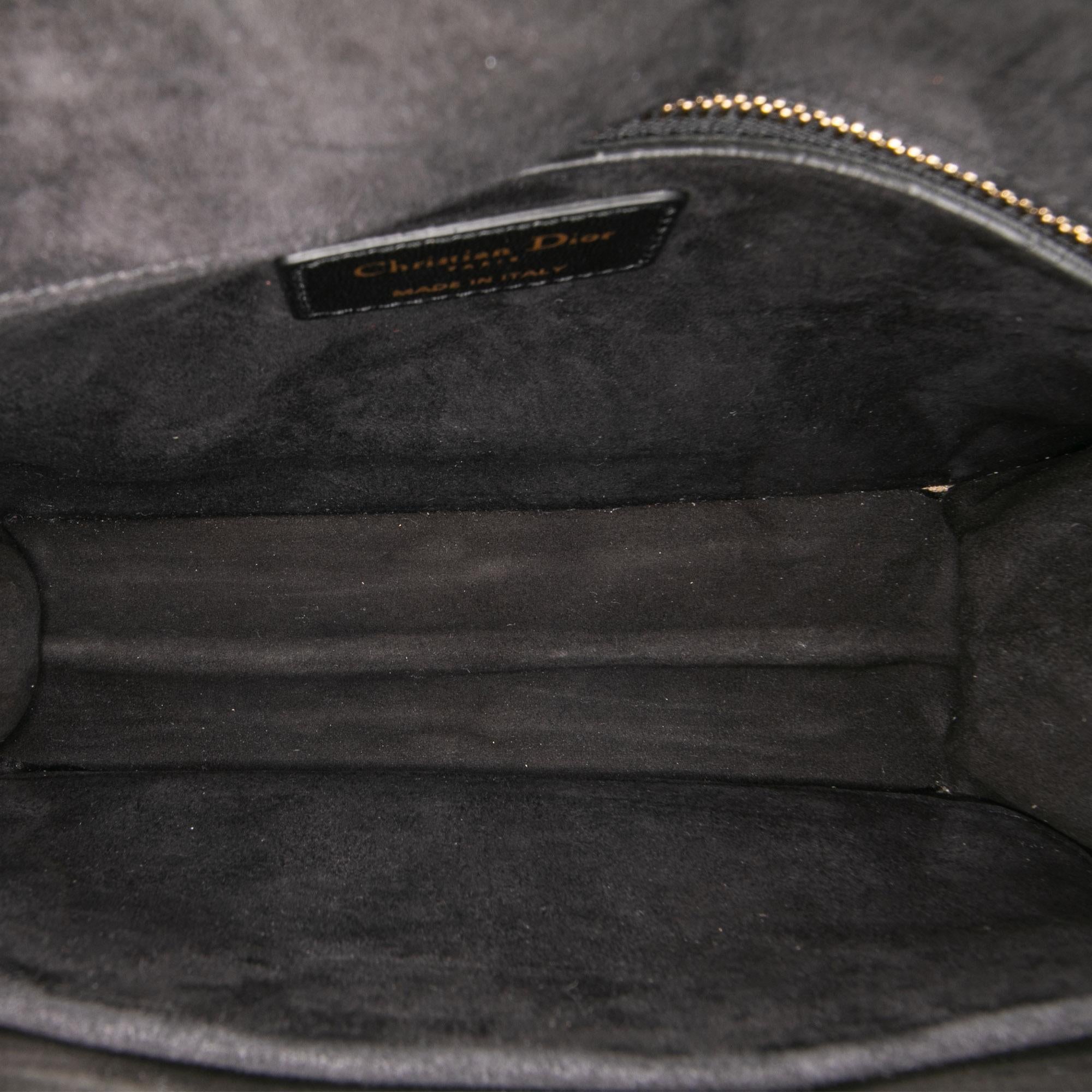 Dior Medium Lambskin Cannage DiorAddict Flap