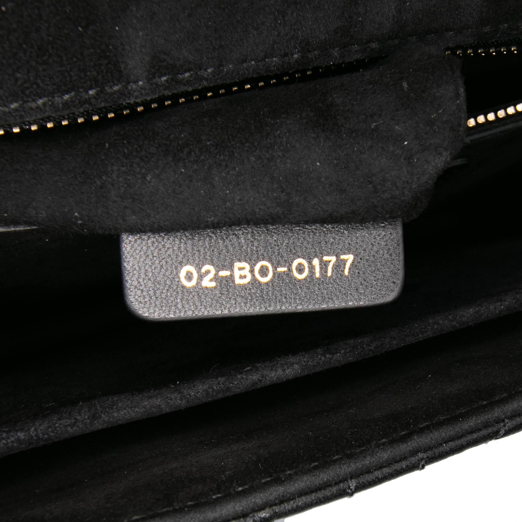 Dior Medium Lambskin Cannage DiorAddict Flap