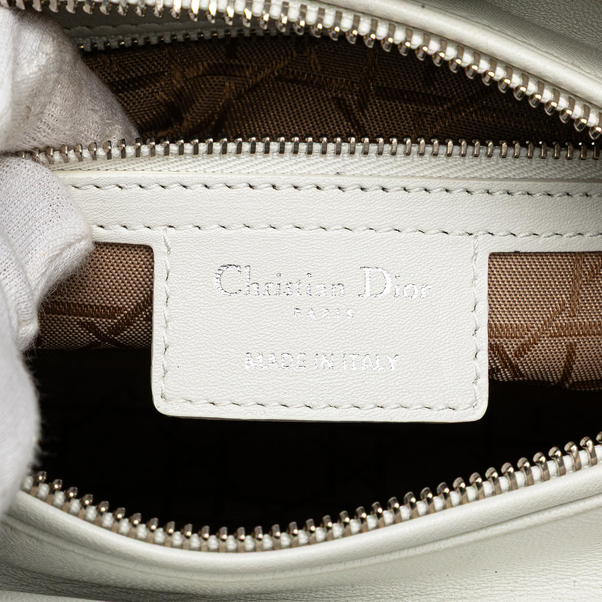 Dior Medium Lambskin Cannage Lady Dior