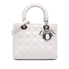 Dior Medium Lambskin Cannage Lady Dior