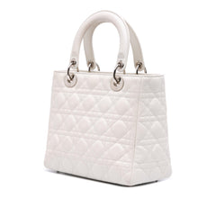 Dior Medium Lambskin Cannage Lady Dior