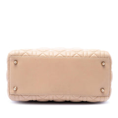 Dior Medium Lambskin Cannage Lady Dior