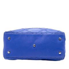 Dior Medium Lambskin Cannage Polochon Granville Satchel