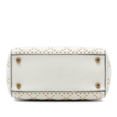 Dior Medium Lambskin Cannage Studded Supple Lady Dior
