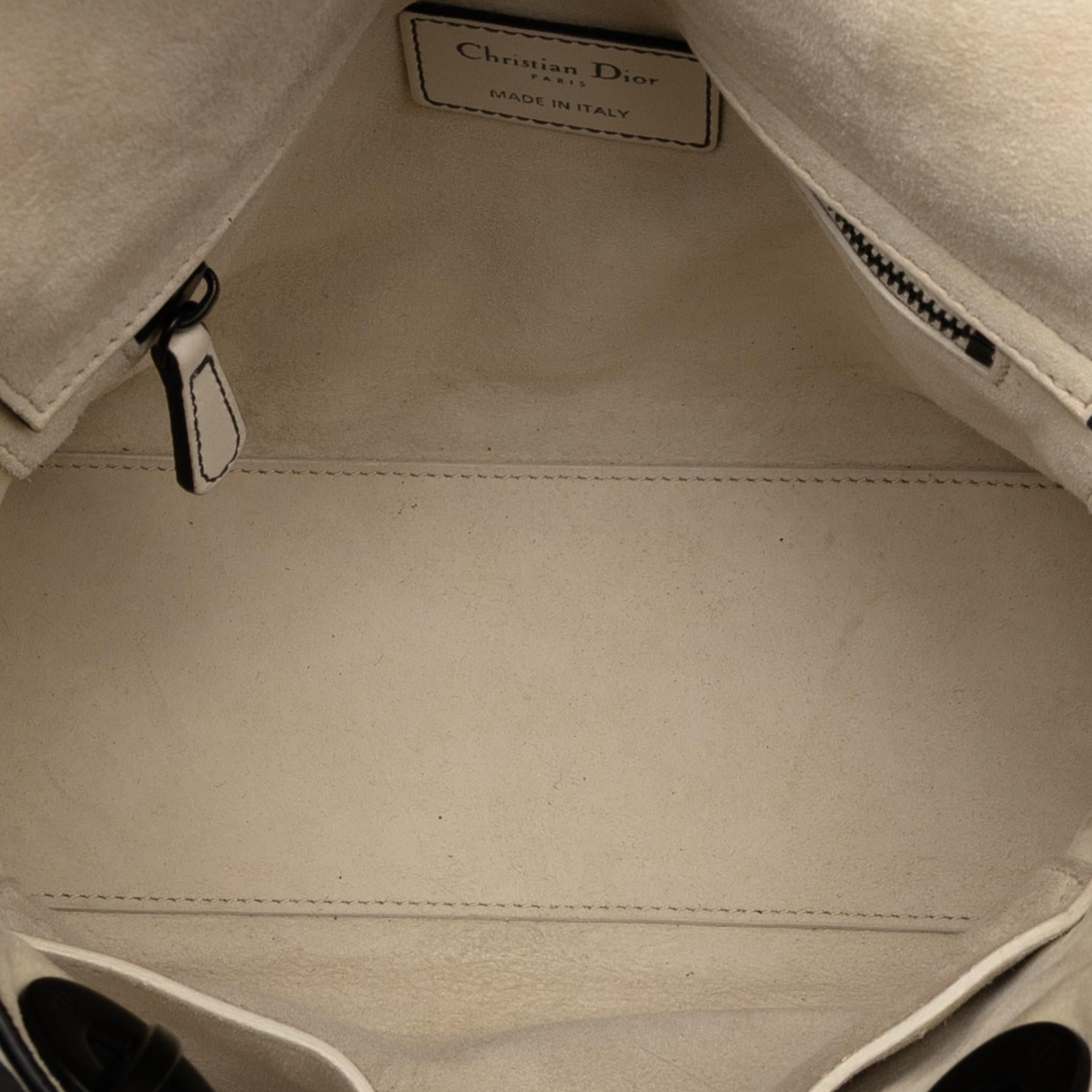 Dior Medium Lambskin Cannage Studded Supple Lady Dior
