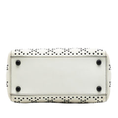 Dior Medium Lambskin Cannage Studded Supple Lady Dior