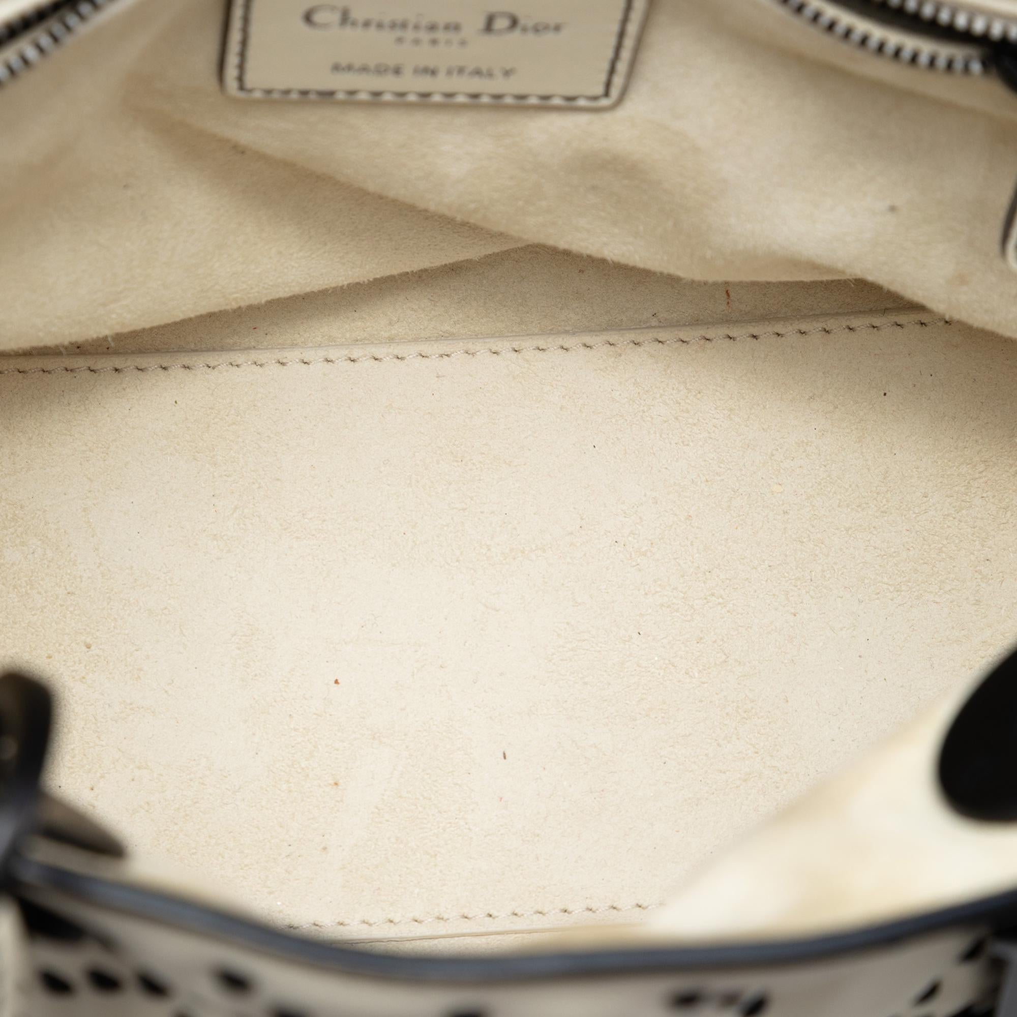 Dior Medium Lambskin Cannage Studded Supple Lady Dior