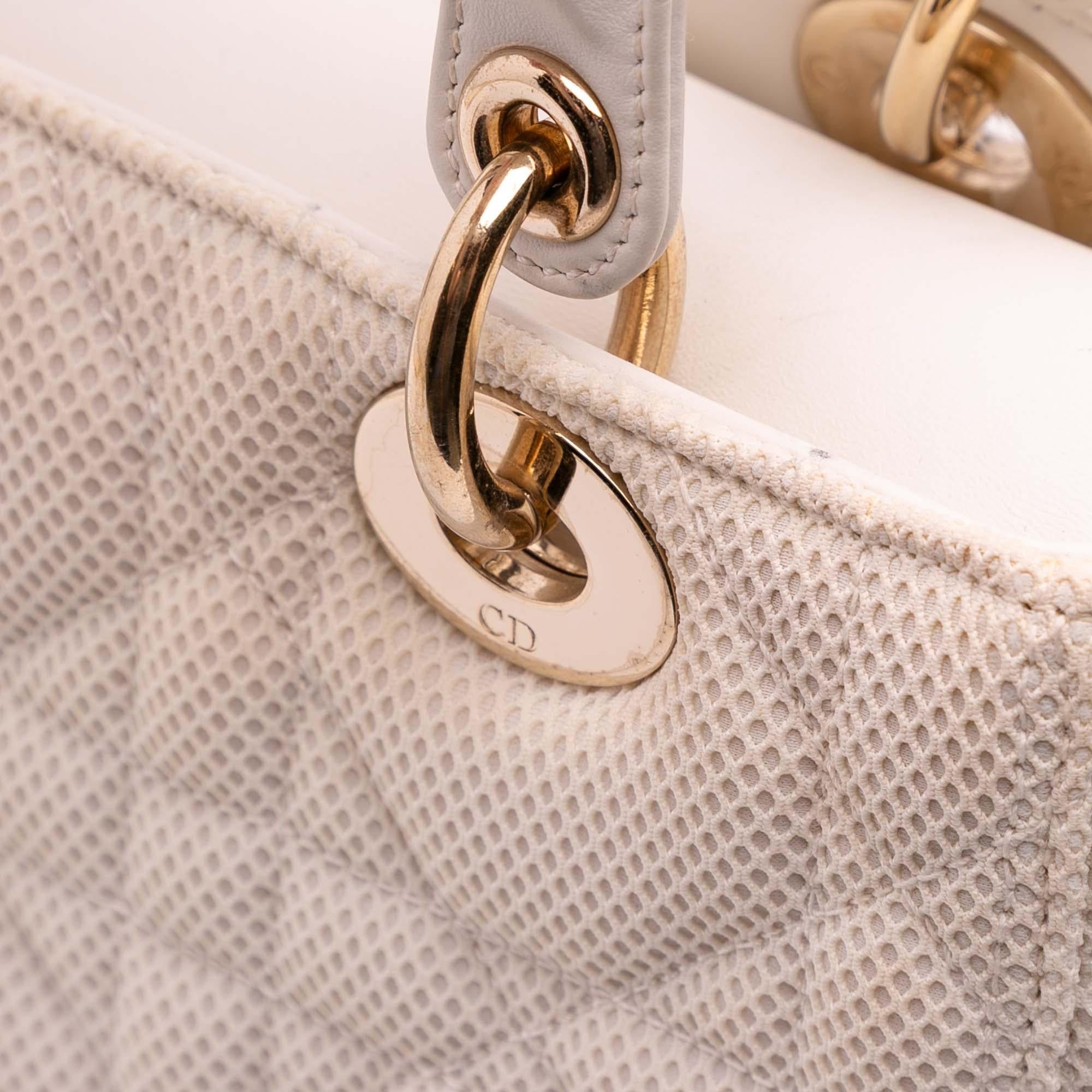 Dior Medium Mesh Cannage Lady Dior