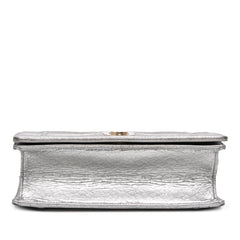 Dior Medium Metallic Ceramic Effect Deerskin Diorama Flap