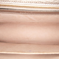 Dior Medium Metallic Grained Calfskin Diorama Flap