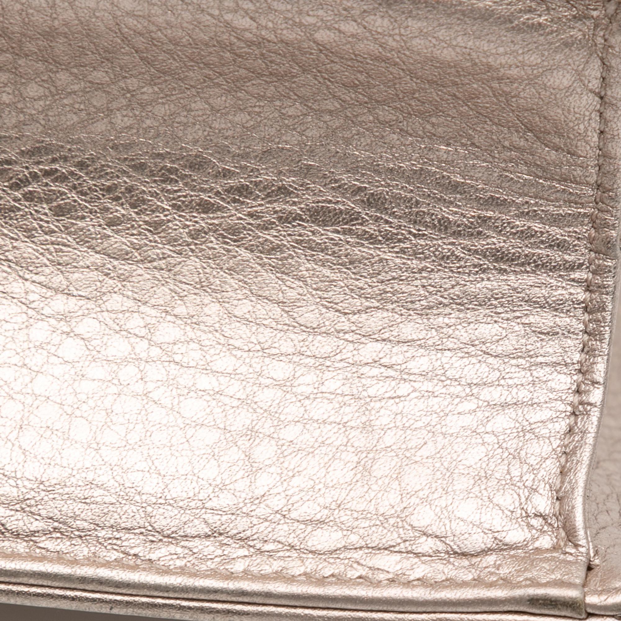 Dior Medium Metallic Grained Calfskin Diorama Flap