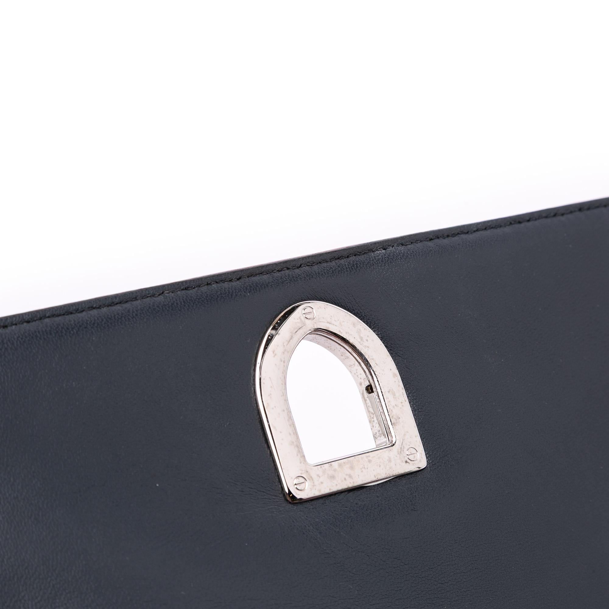 Dior Medium Metallic Patent Microcannage Diorama Flap