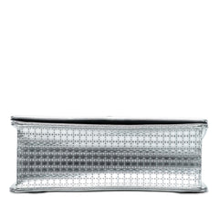 Dior Medium Metallic Patent Microcannage Diorama Flap