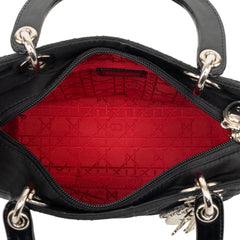 Dior Medium Nylon Cannage Lady Dior