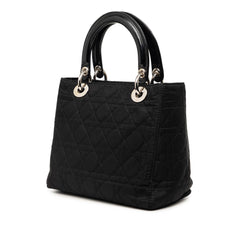 Dior Medium Nylon Cannage Lady Dior