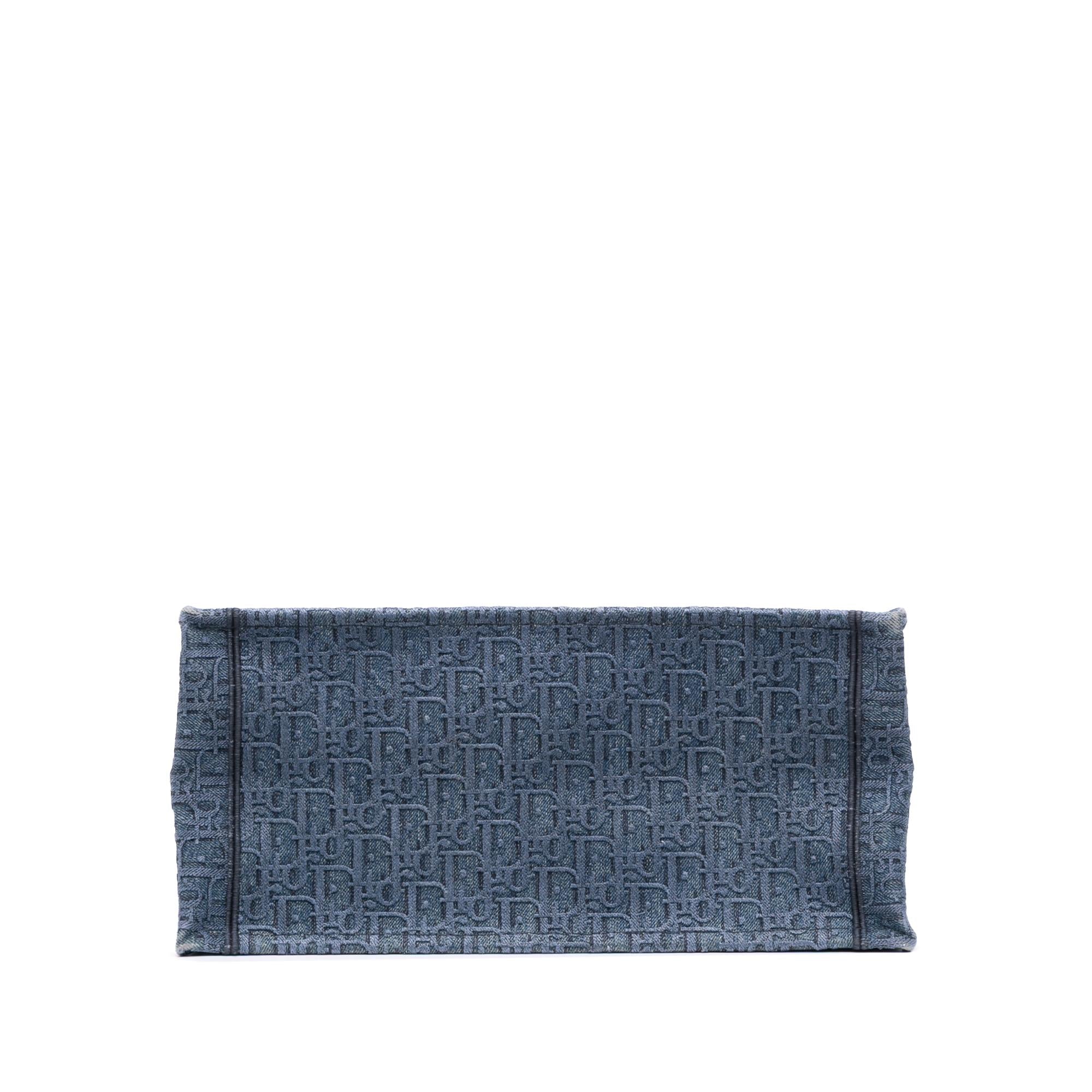 Dior Medium Oblique Denim Book Tote