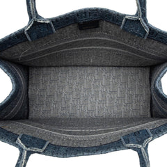 Dior Medium Oblique Denim Book Tote