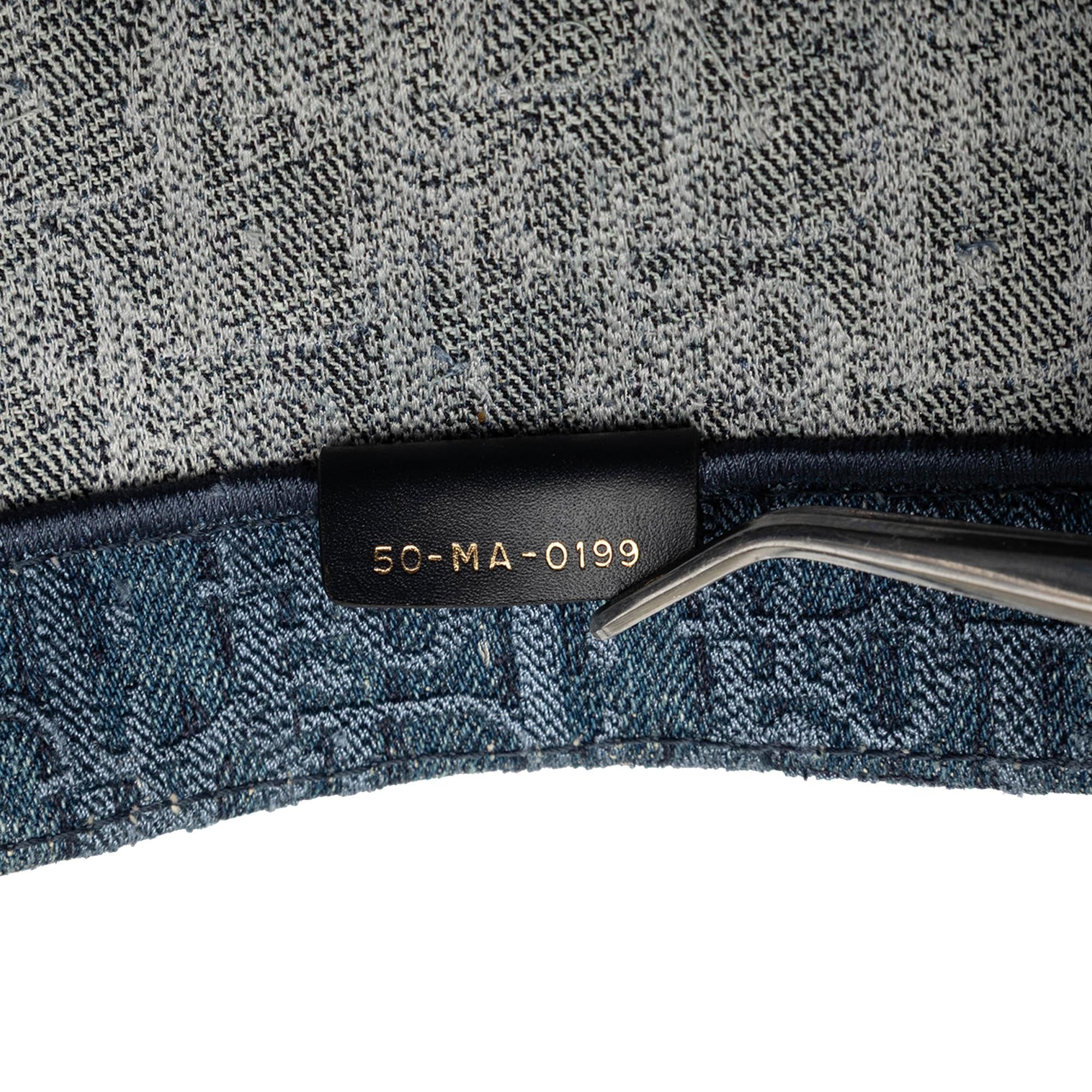 Dior Medium Oblique Denim Book Tote