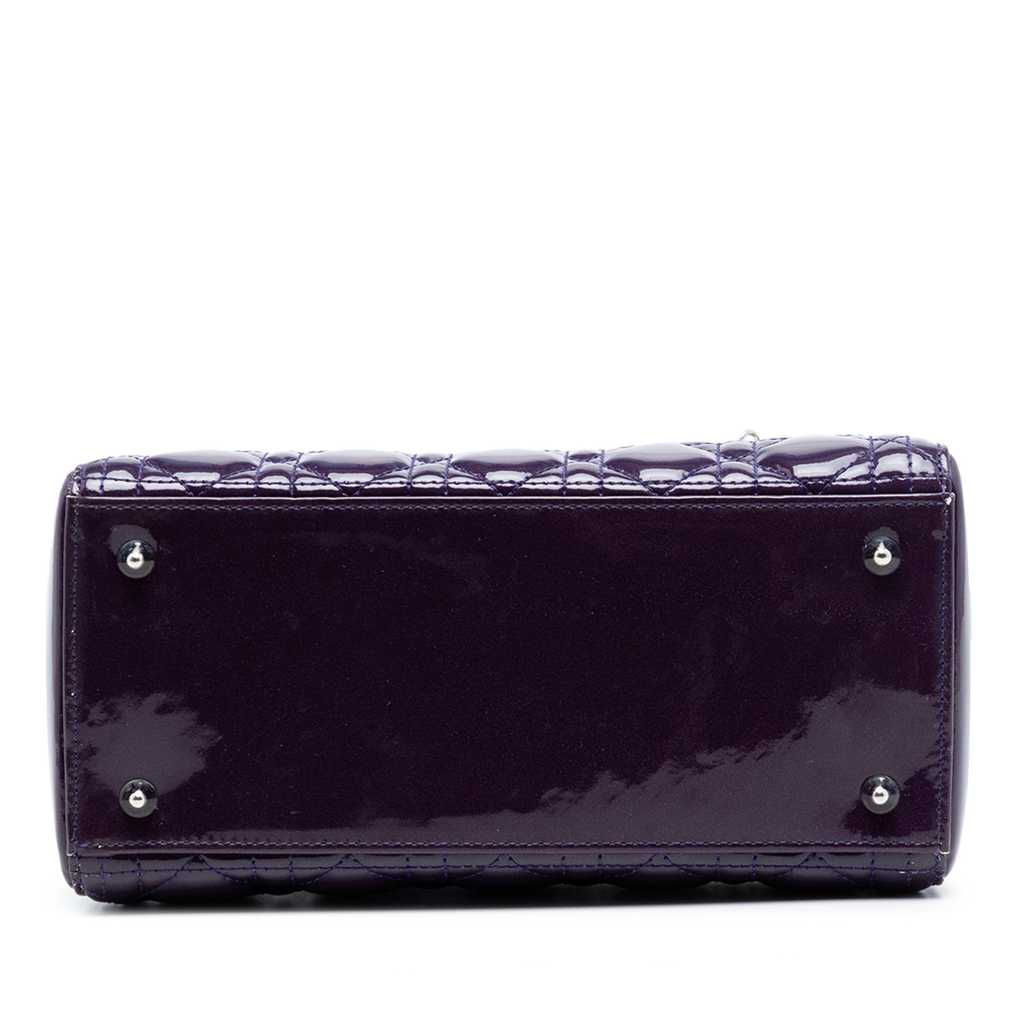 Dior Medium Ombre Patent Cannage Lady Dior