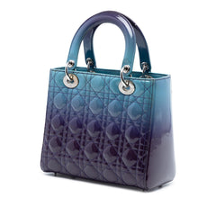 Dior Medium Ombre Patent Cannage Lady Dior