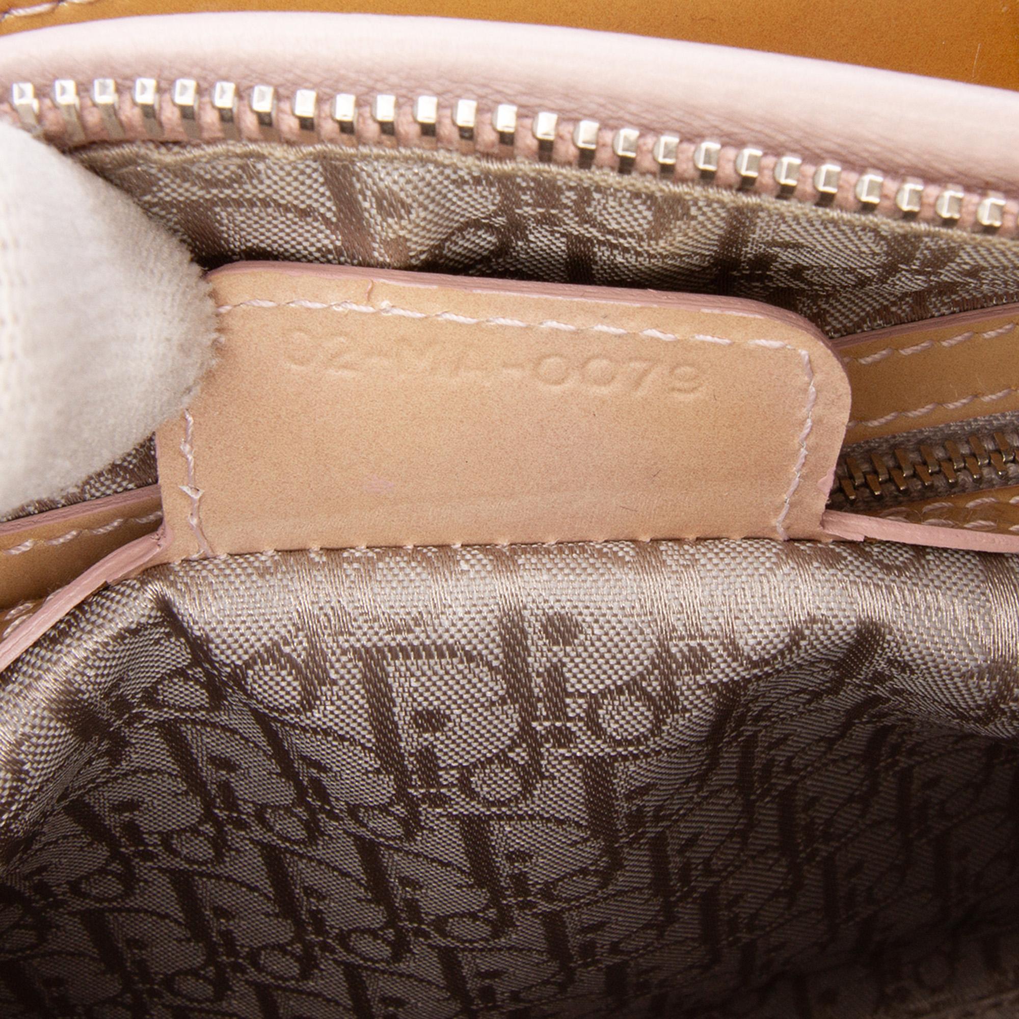 Dior Medium Patent Cannage Lady Dior