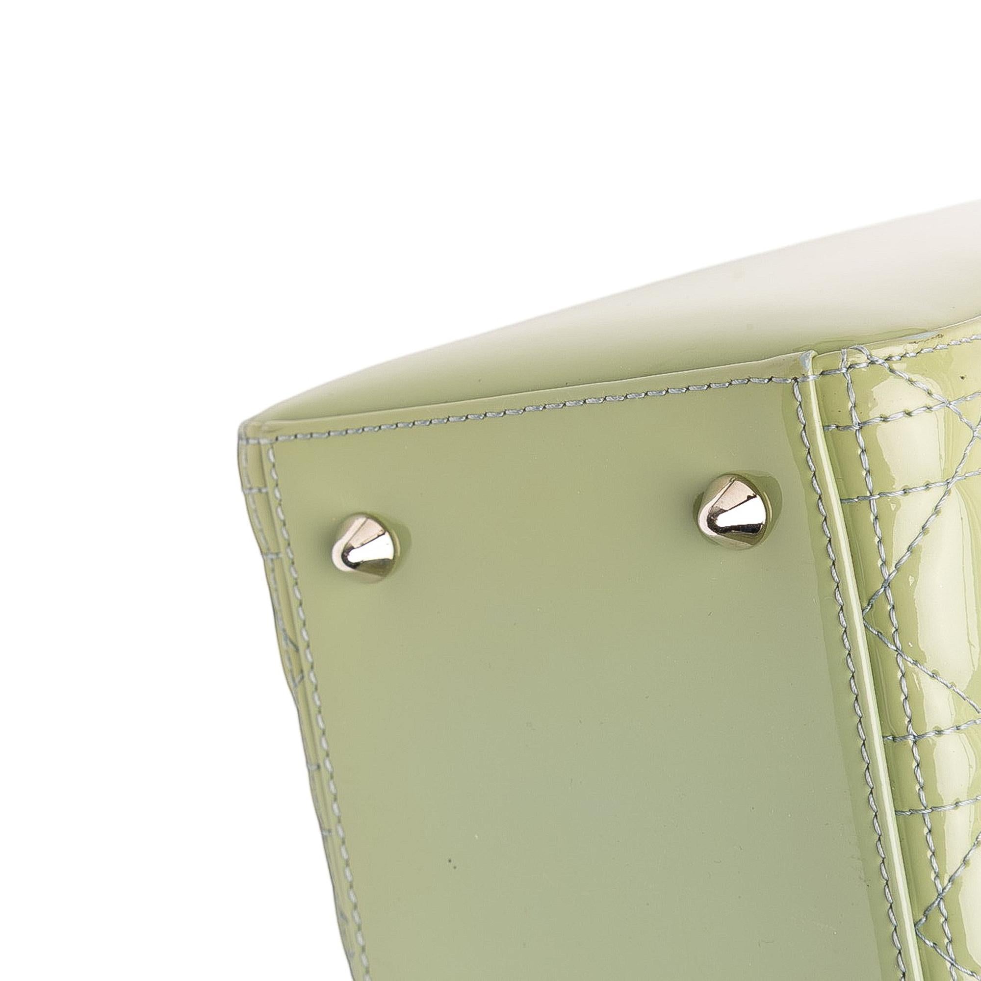 Dior Medium Patent Cannage Lady Dior