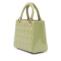 Dior Medium Patent Cannage Lady Dior