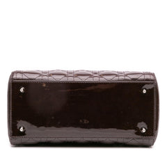 Dior Medium Patent Cannage Lady Dior