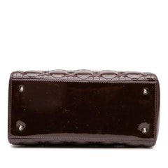 Dior Medium Patent Cannage Lady Dior