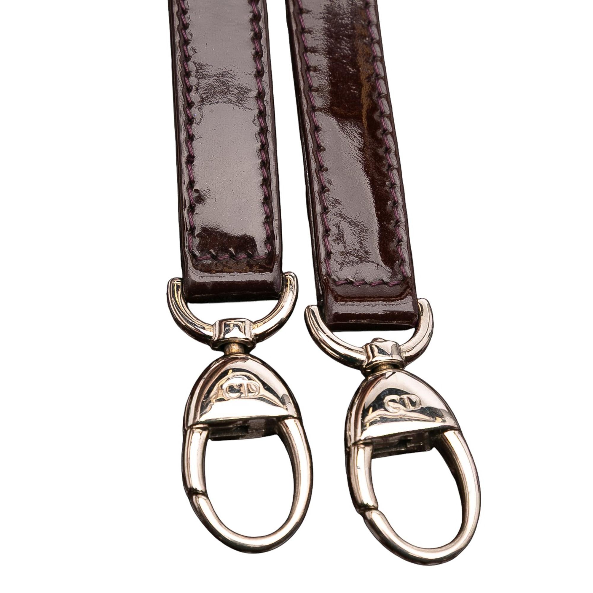Dior Medium Patent Cannage Lady Dior