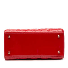 Dior Medium Patent Cannage Lady Dior
