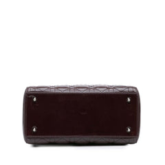 Dior Medium Patent Cannage Lady Dior
