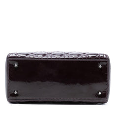 Dior Medium Patent Cannage Lady Dior