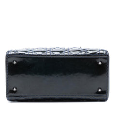 Dior Medium Patent Cannage Lady Dior