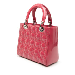 Dior Medium Patent Cannage Lady Dior