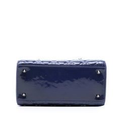 Dior Medium Patent Cannage Lady Dior