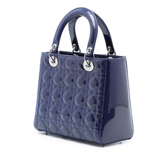 Dior Medium Patent Cannage Lady Dior