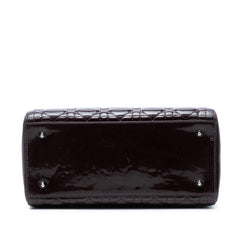Dior Medium Patent Cannage Lady Dior
