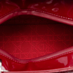 Dior Medium Patent Cannage Lady Dior