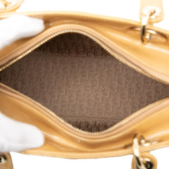 Dior Medium Patent Cannage Lady Dior